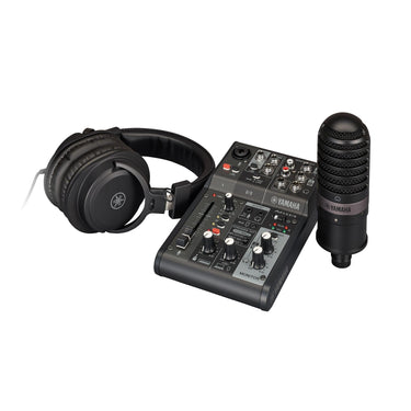 Paquete Yamaha Ag03mk2b-lspk Para Live Streaming